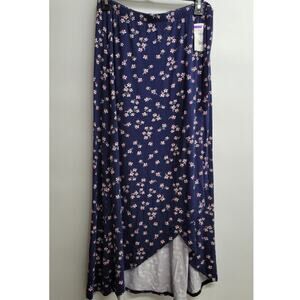 Loveappella Floral Hi-low Skirt Small